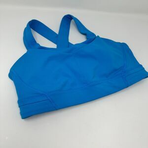 Lululemon Rack Pack Sport Bra Women 6 Kayak Blue Luxtreme Medium Support